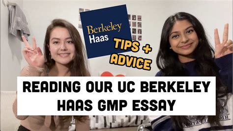 Hey guys Just saw that Berkeley Haass student government is doing free essay help for the GMP supp. . Uc berkeley gmp reddit